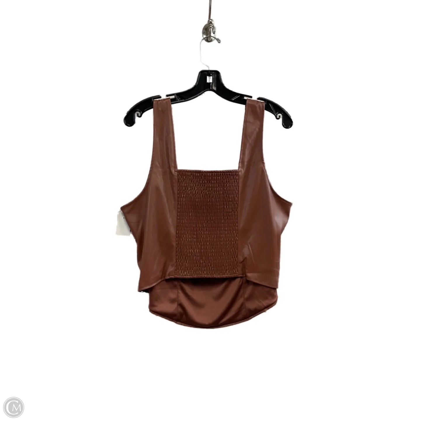 Top Sleeveless By Torrid In Brown, Size: 2x