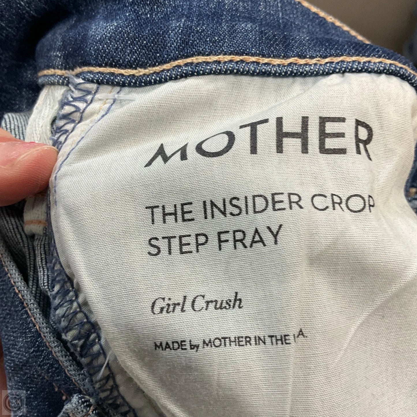 Jeans Flared By Mother In Blue Denim, Size: 0