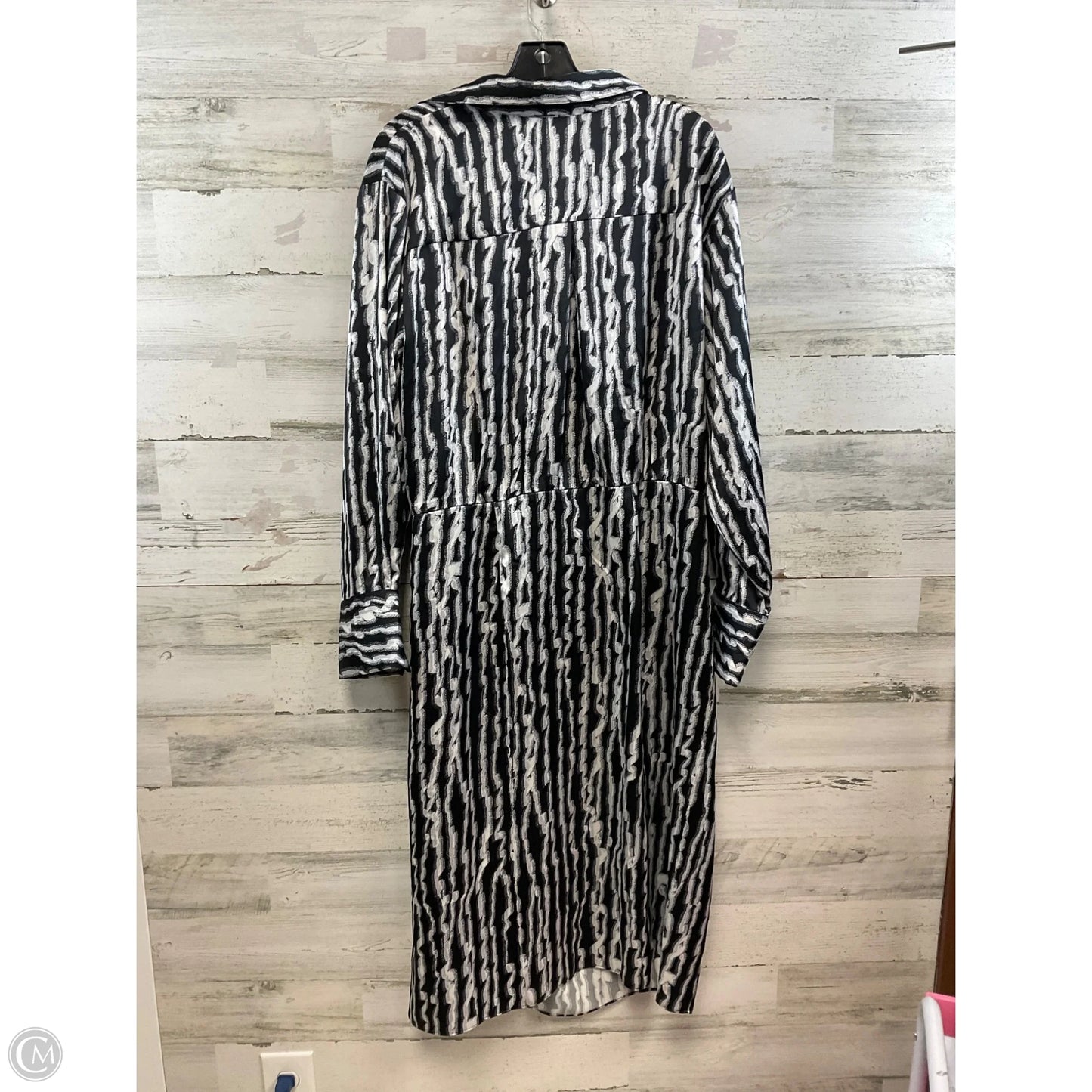 Dress Casual Midi By Worthington In Black & White, Size: 2x