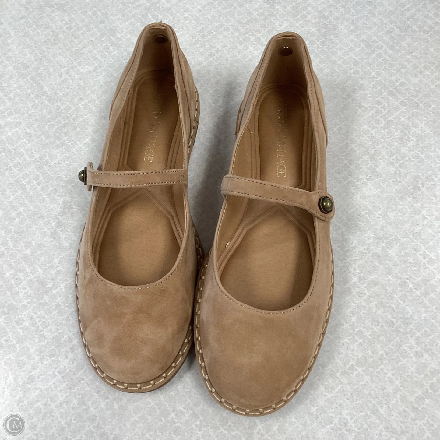 Shoes Flats By Crown Vintage In Brown, Size: 8