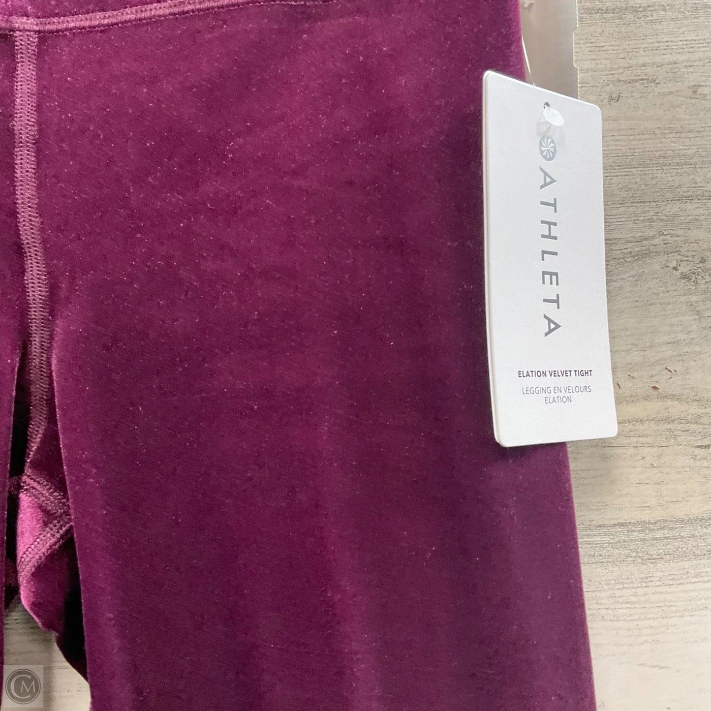 Pant Leggings By Athleta In Purple, Size: S