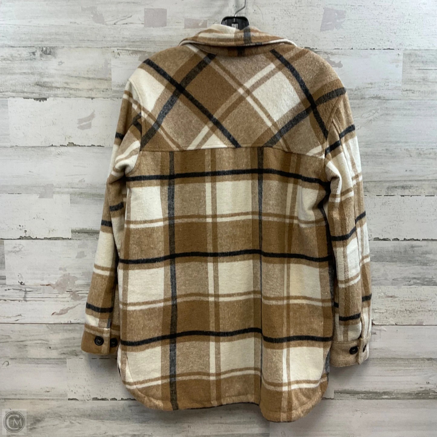 Jacket Other By Thread And Supply In Brown & Cream, Size: M