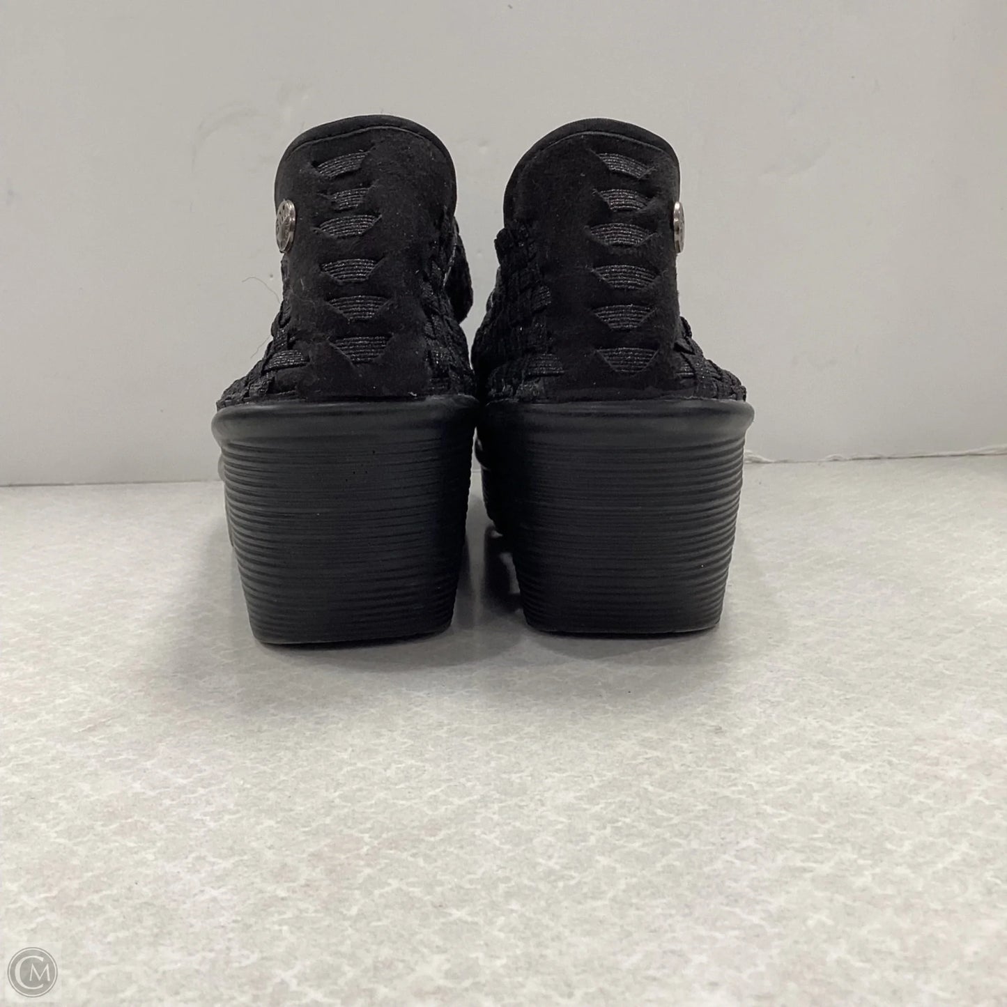 Sandals Heels Platform By Bernie Mev In Black, Size: 10
