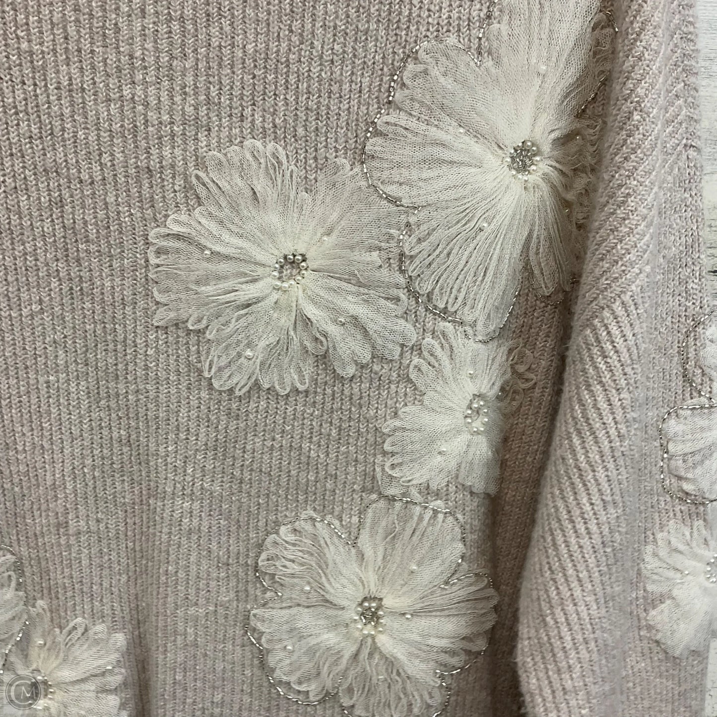 Sweater By Chicos In Beige, Size: Xl