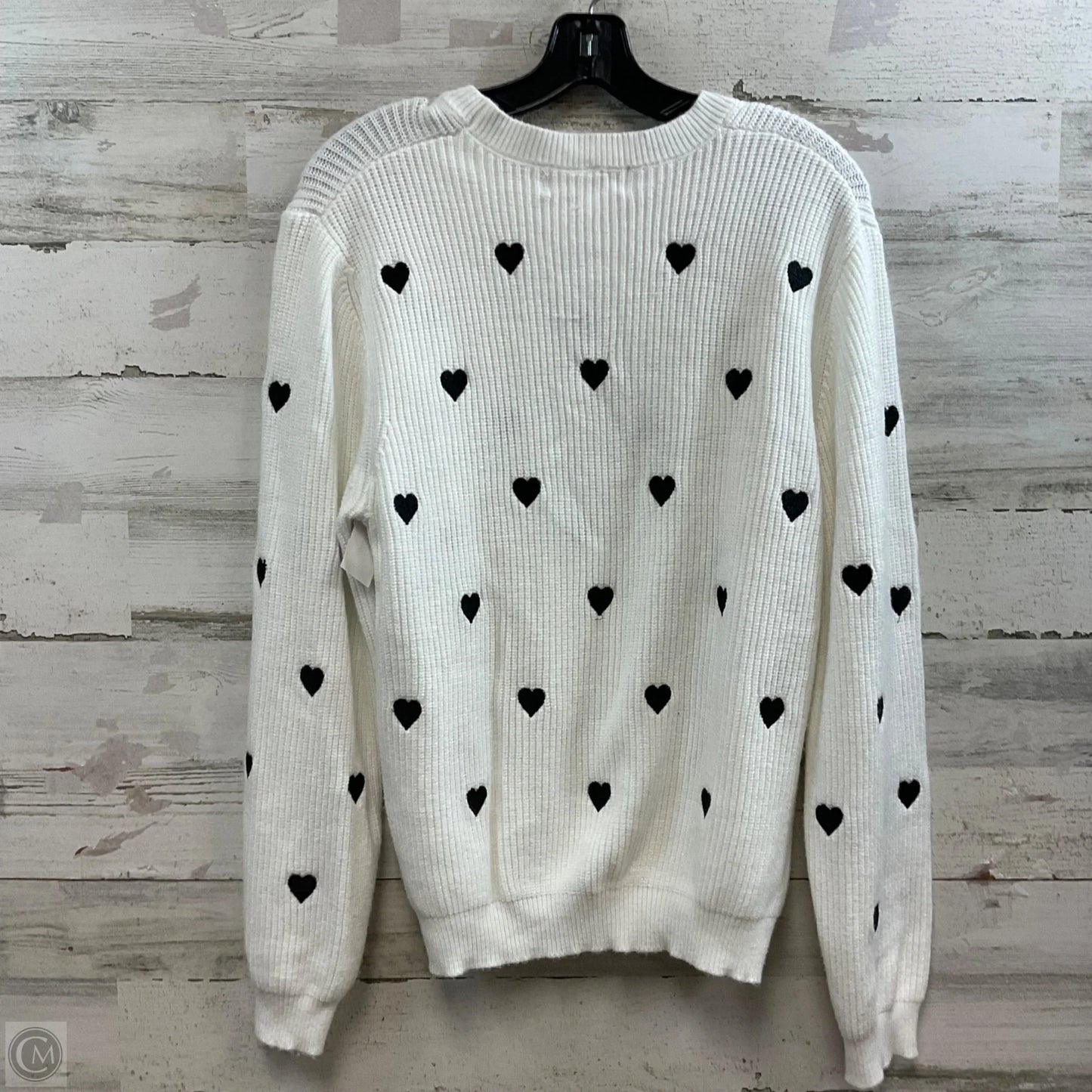Sweater By Chelsea And Theodore In White, Size: Xl