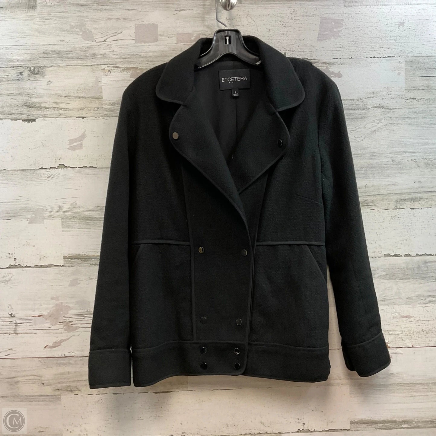 Jacket Other By Etcetra In Black, Size: M