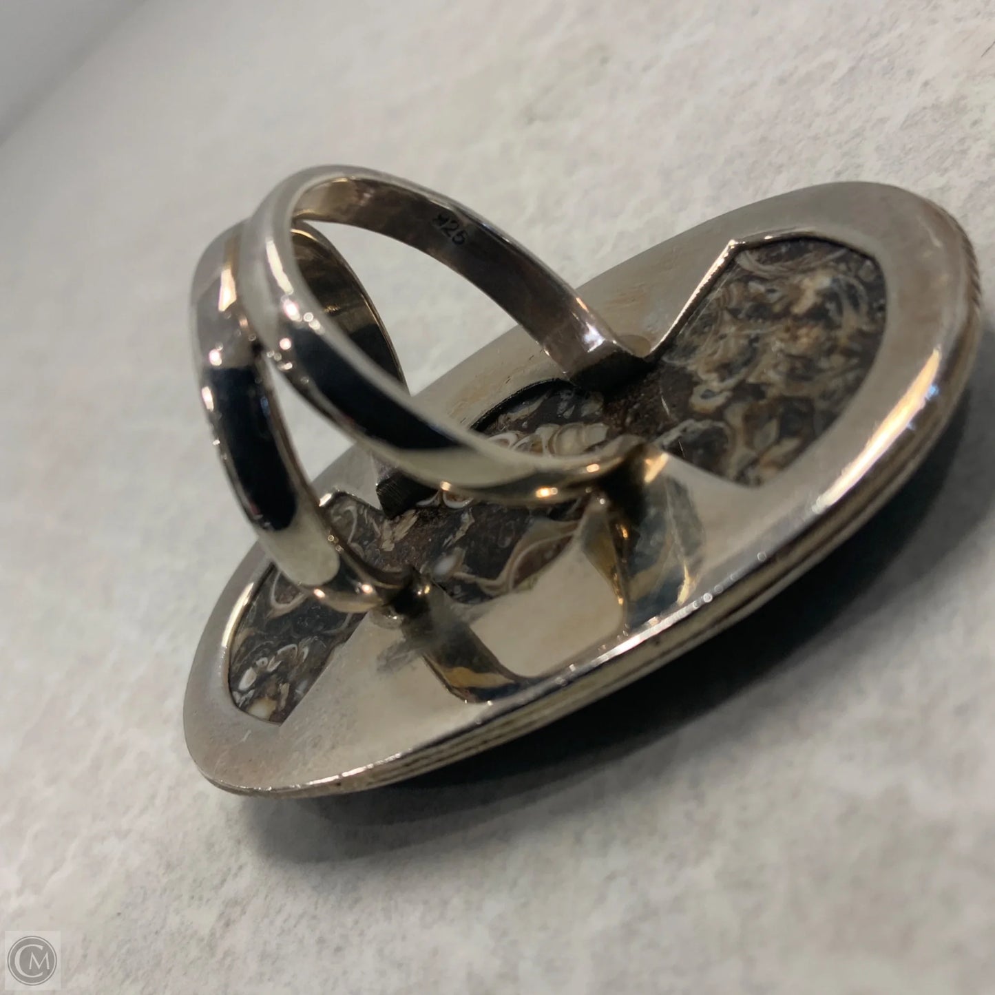 Ring Sterling Silver By Cmb, Size: 7.5