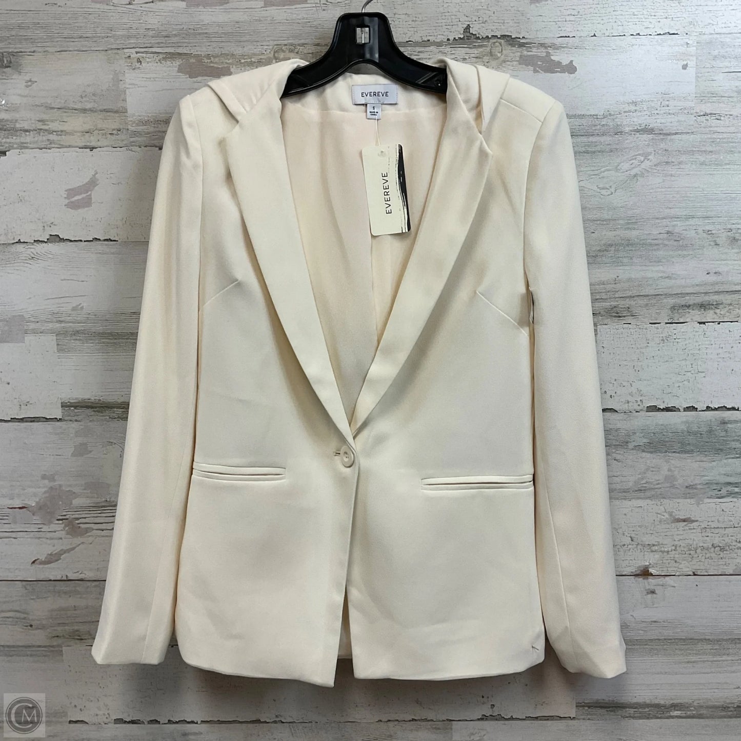 Blazer By Evereve In Cream, Size: S