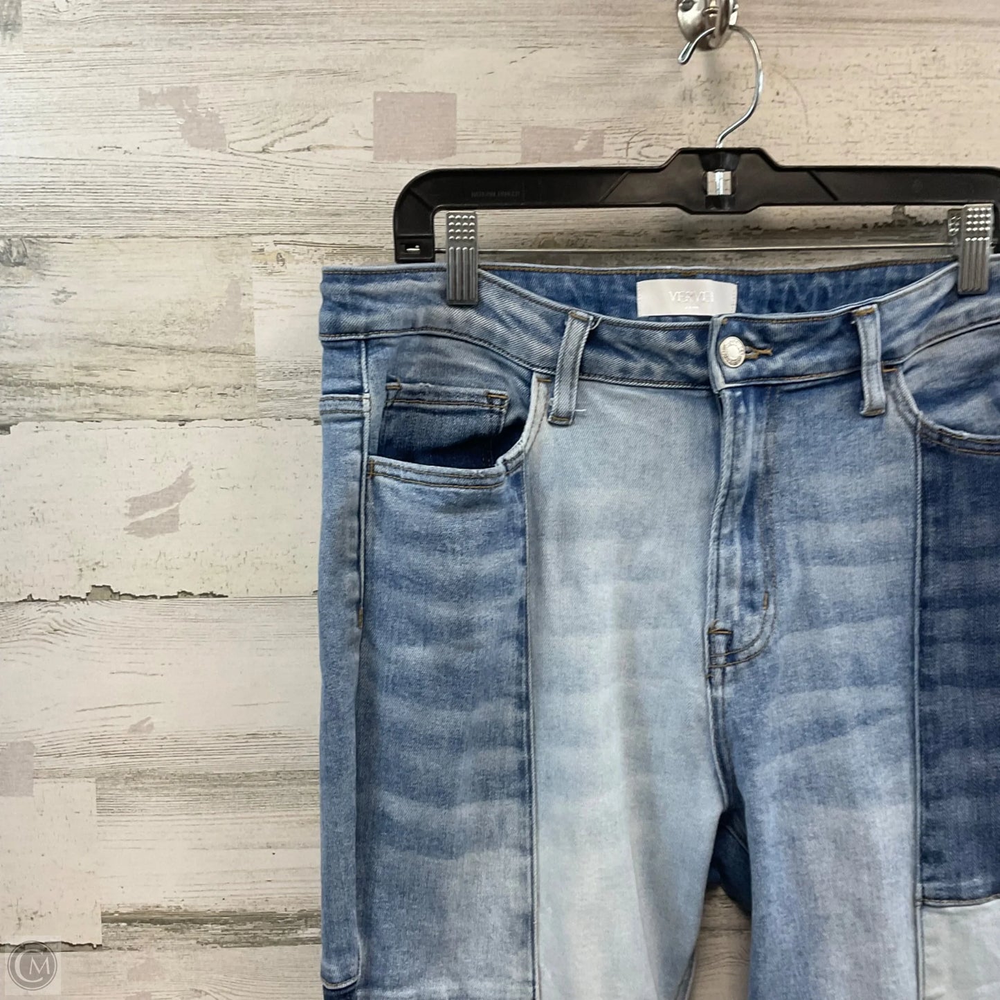 Jeans Flared By Vervet In Blue Denim, Size: 12