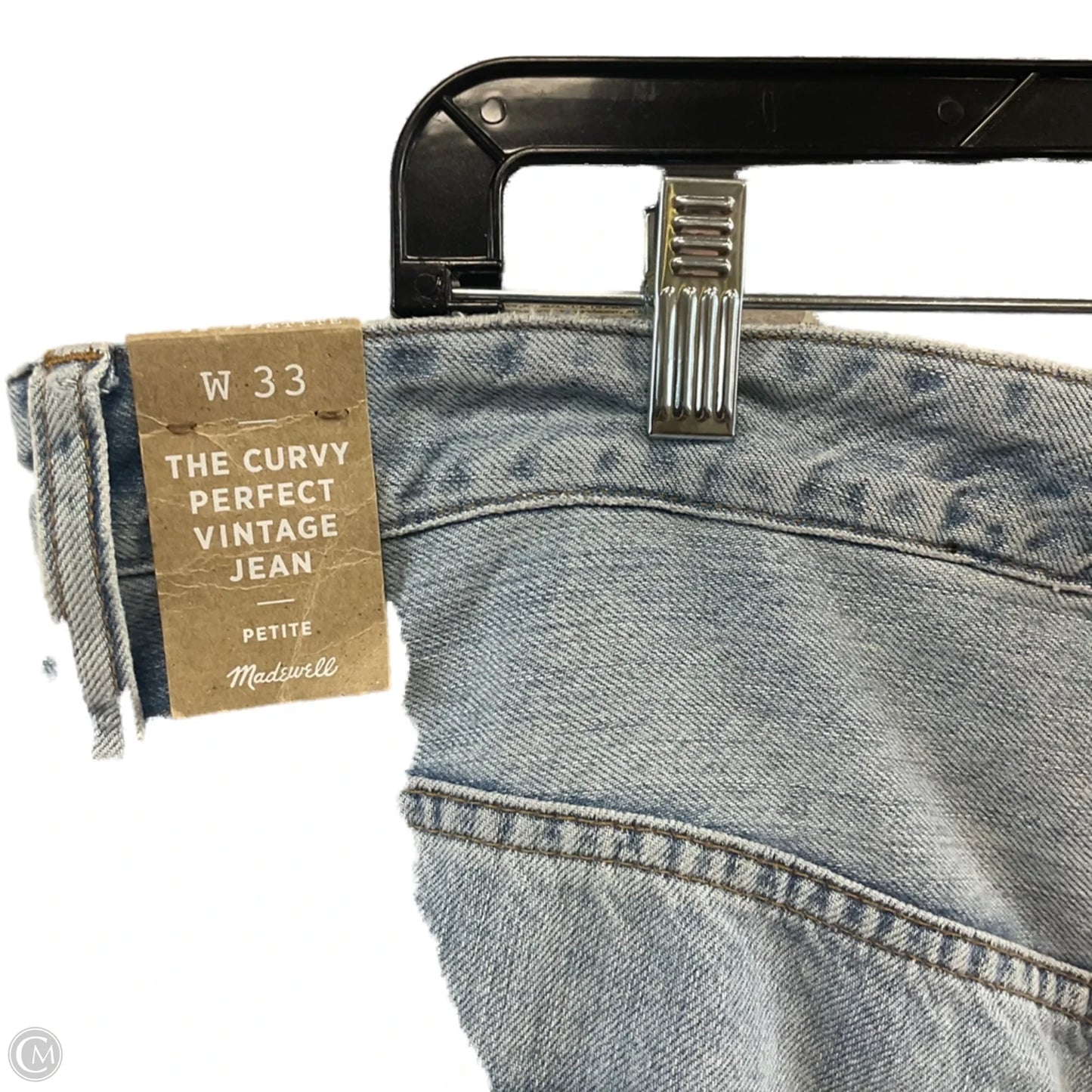 Jeans Straight By Madewell In Blue Denim, Size: 16