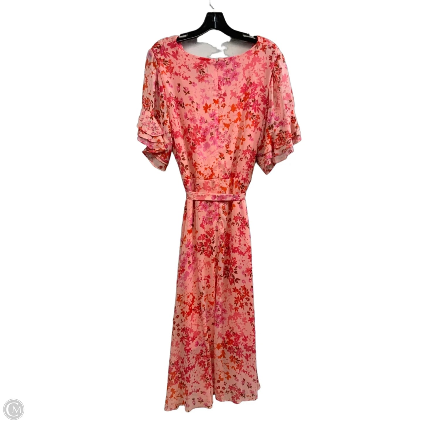 Dress Casual Maxi By Dkny In Orange, Size: L