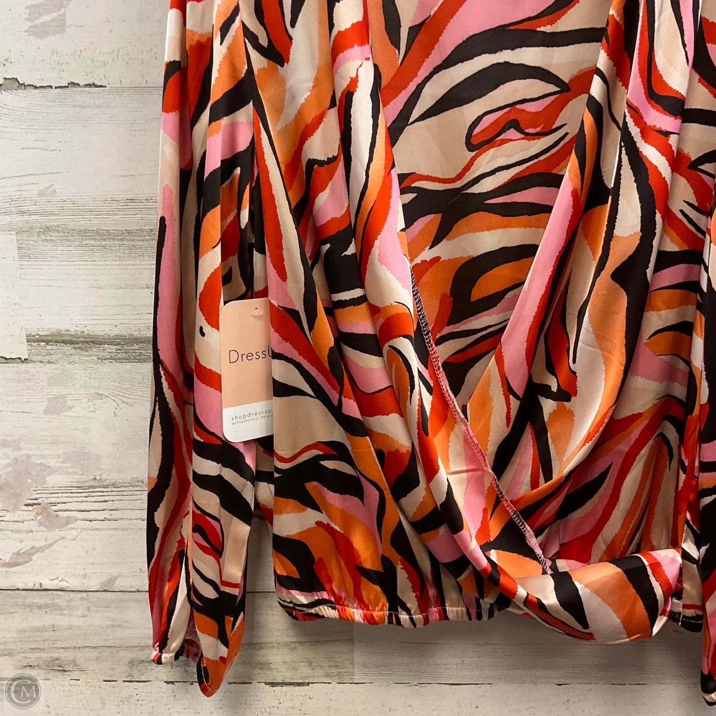 Top Short Sleeve By Miley & Molly In Orange, Size: M
