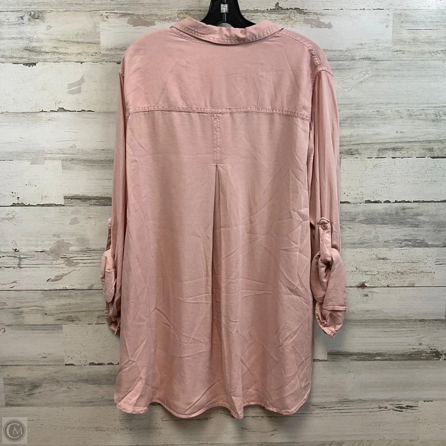 Blouse Long Sleeve By Velvet Heart In Pink, Size: 2x