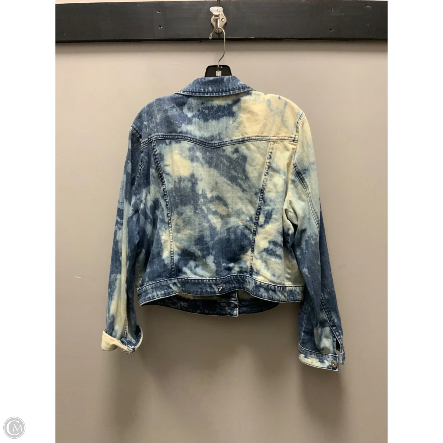 Jacket Denim By Elle In Blue, Size: Xl