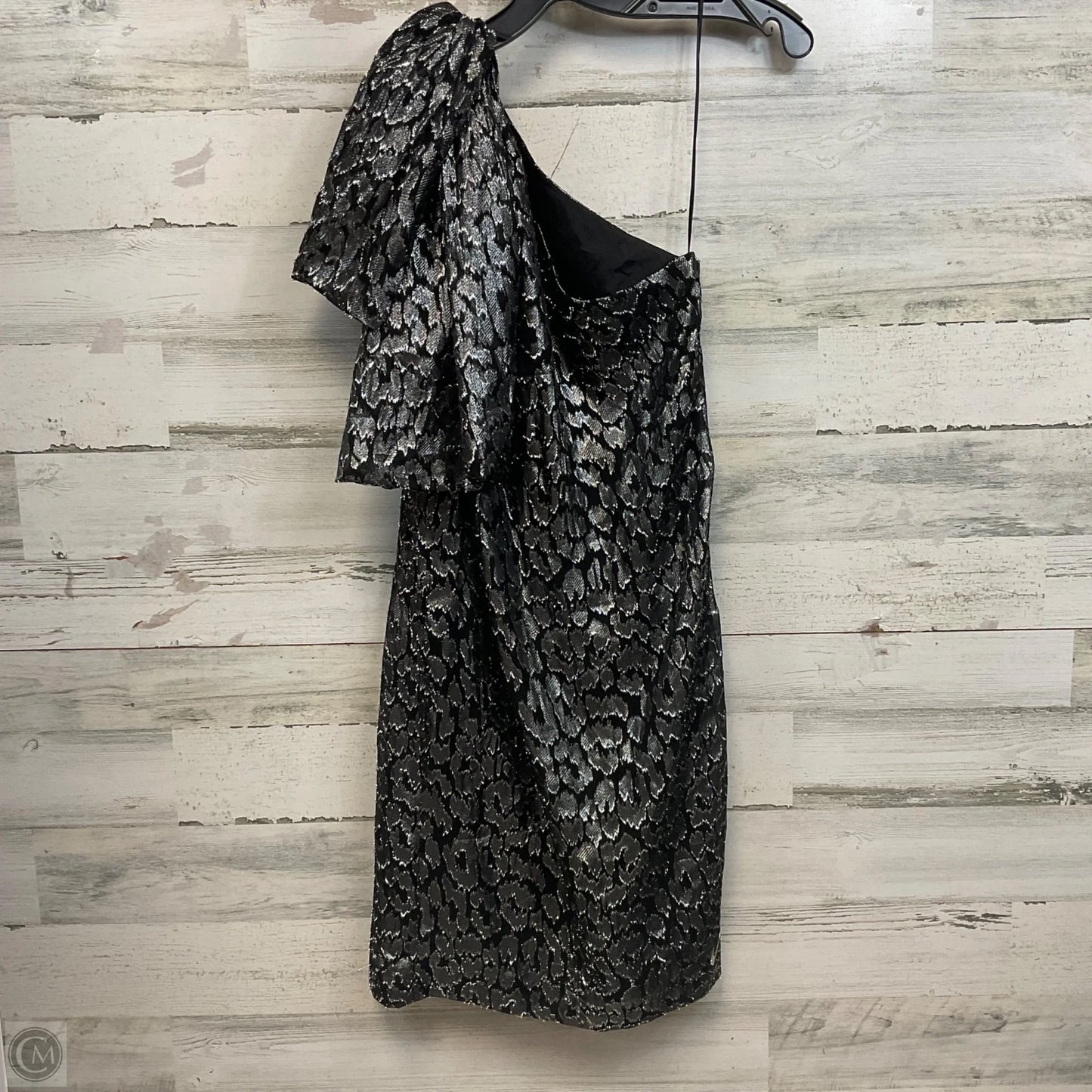 Dress Party Short By Trina Turk In Black & Silver, Size: S