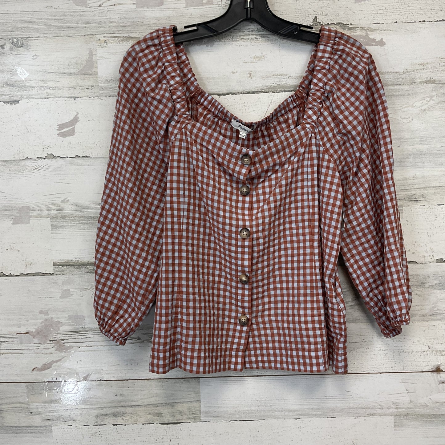 Blouse 3/4 Sleeve By Madewell Size: S