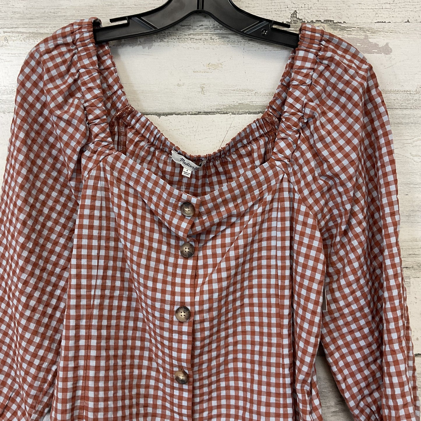 Blouse 3/4 Sleeve By Madewell Size: S