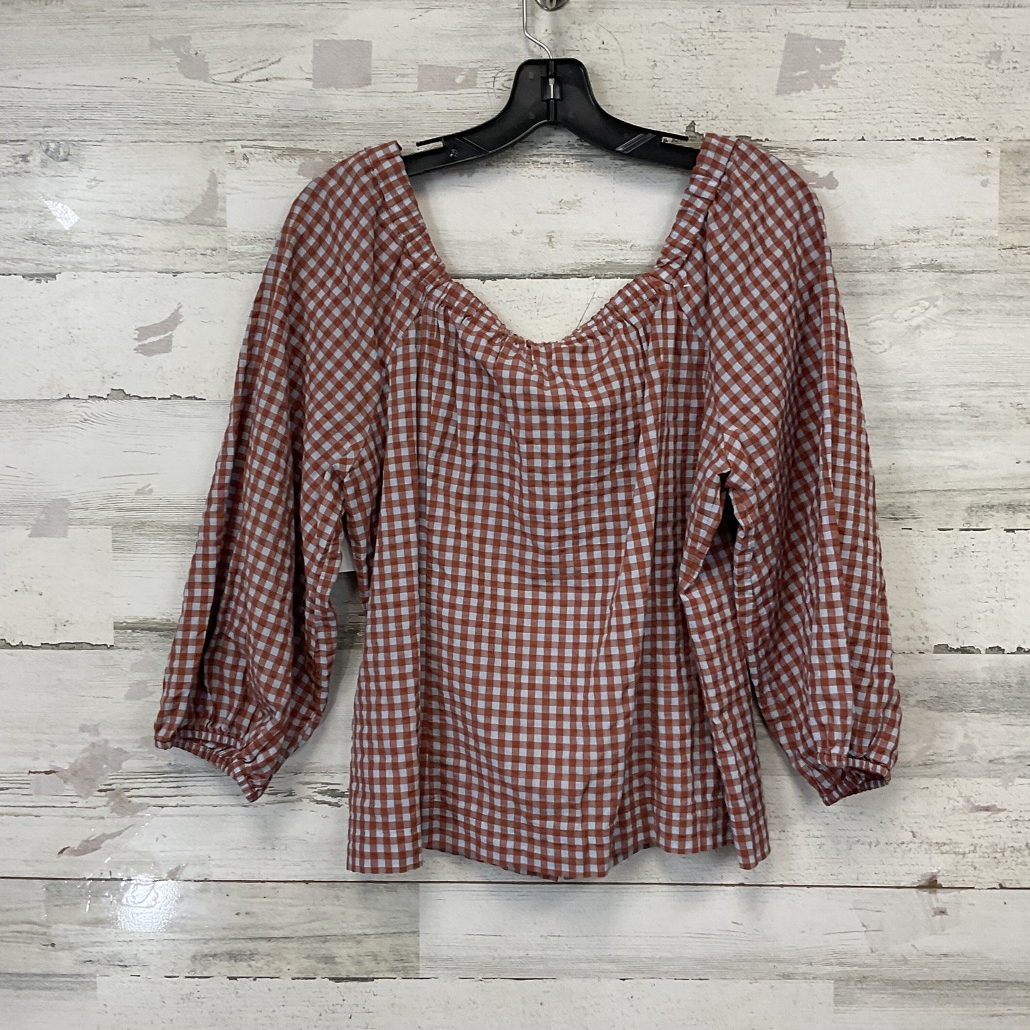 Blouse 3/4 Sleeve By Madewell Size: S