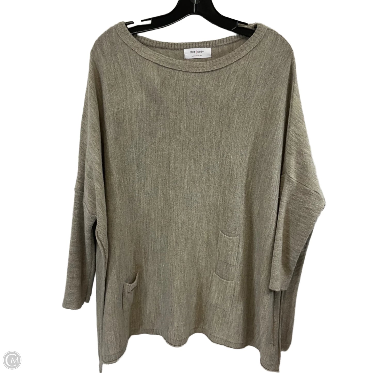 Sweater By Mer Sea In Brown, Size: Osfm