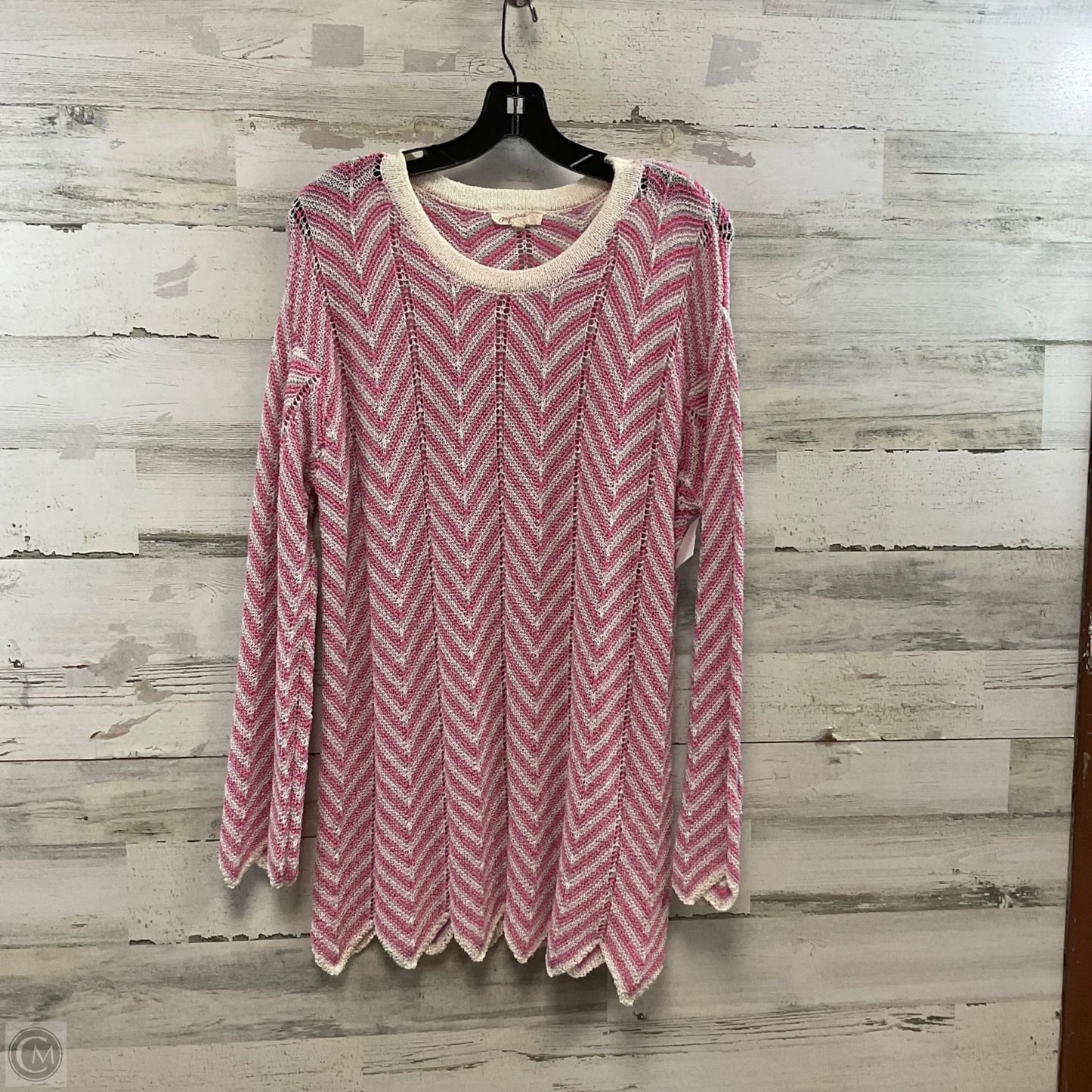 Sweater By Mystree In Pink, Size: L