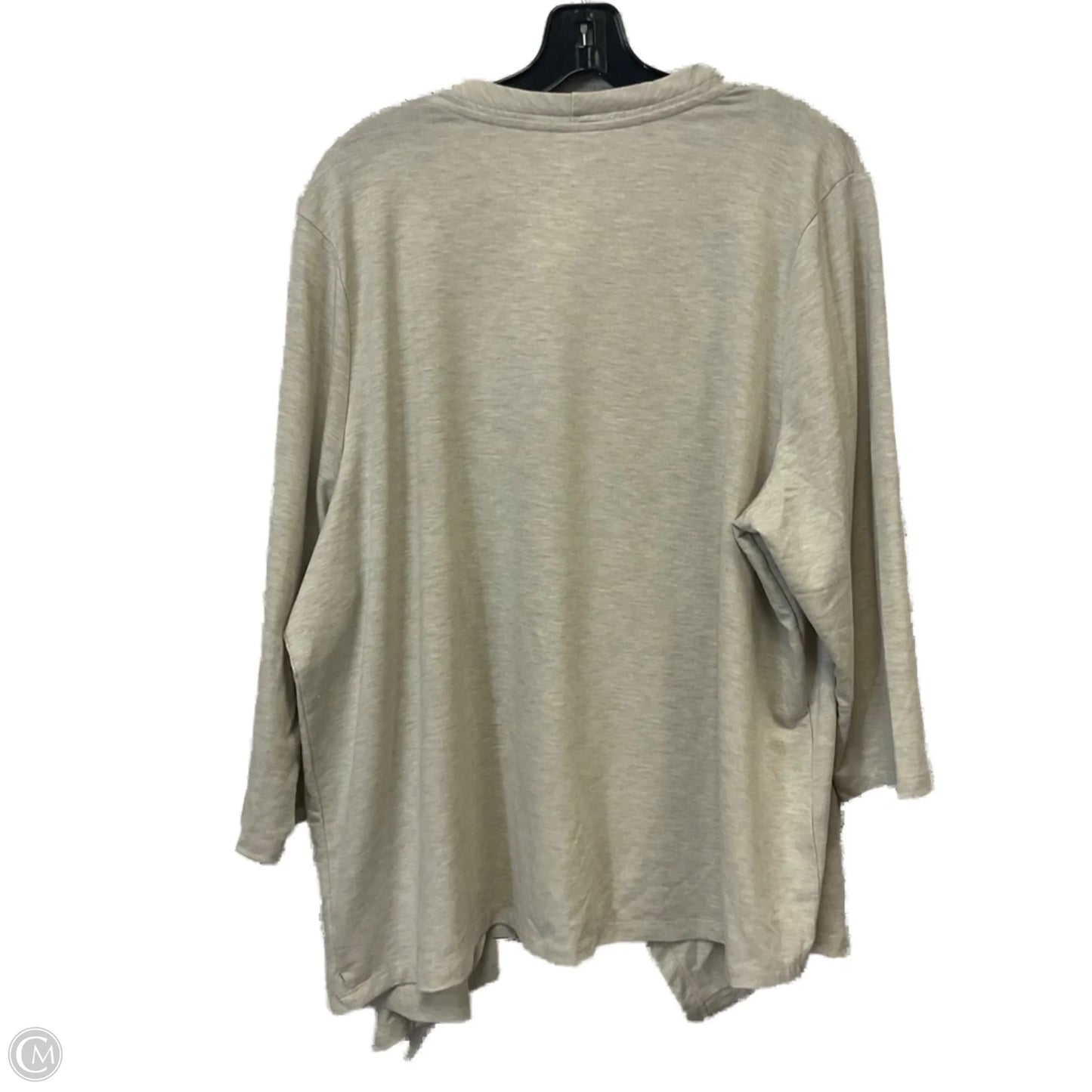 Cardigan By St Johns Bay In Tan, Size: 2x