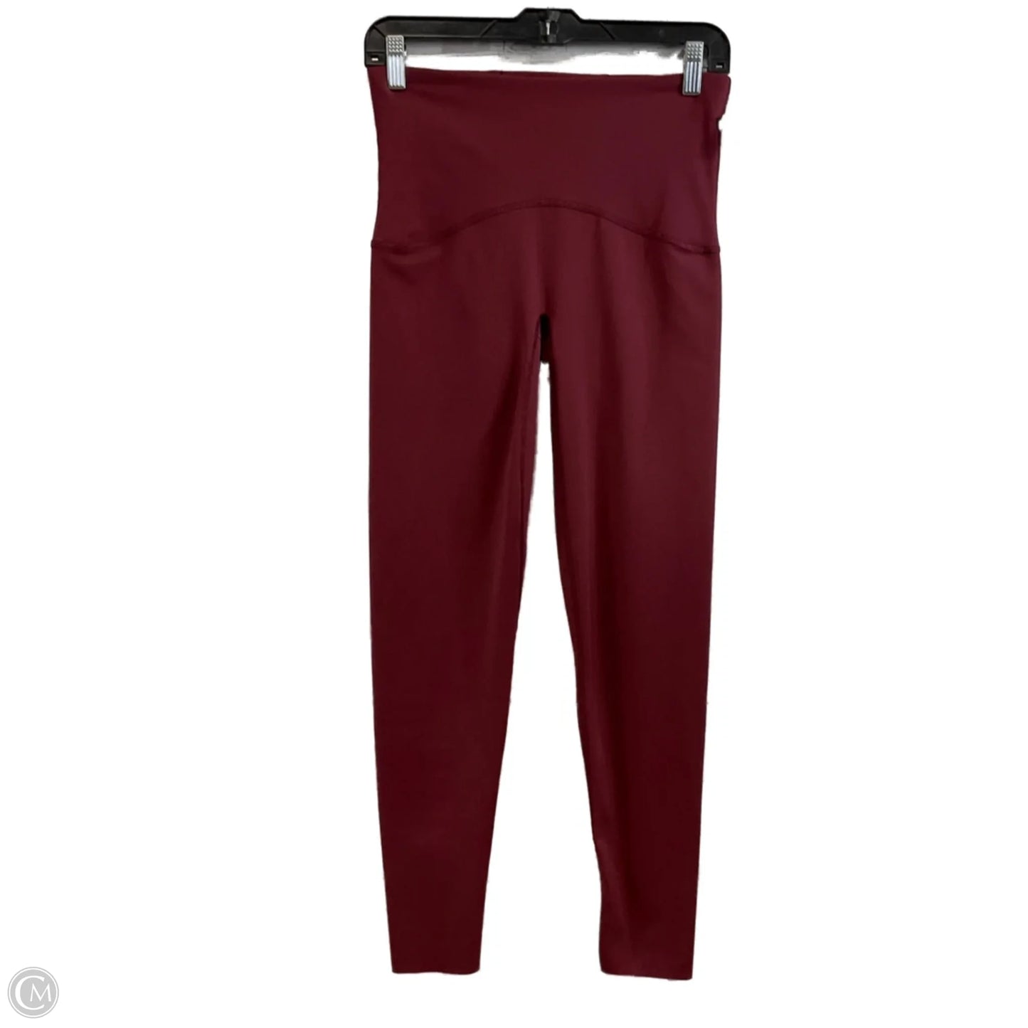 Athletic Leggings By Spanx In Red, Size: M