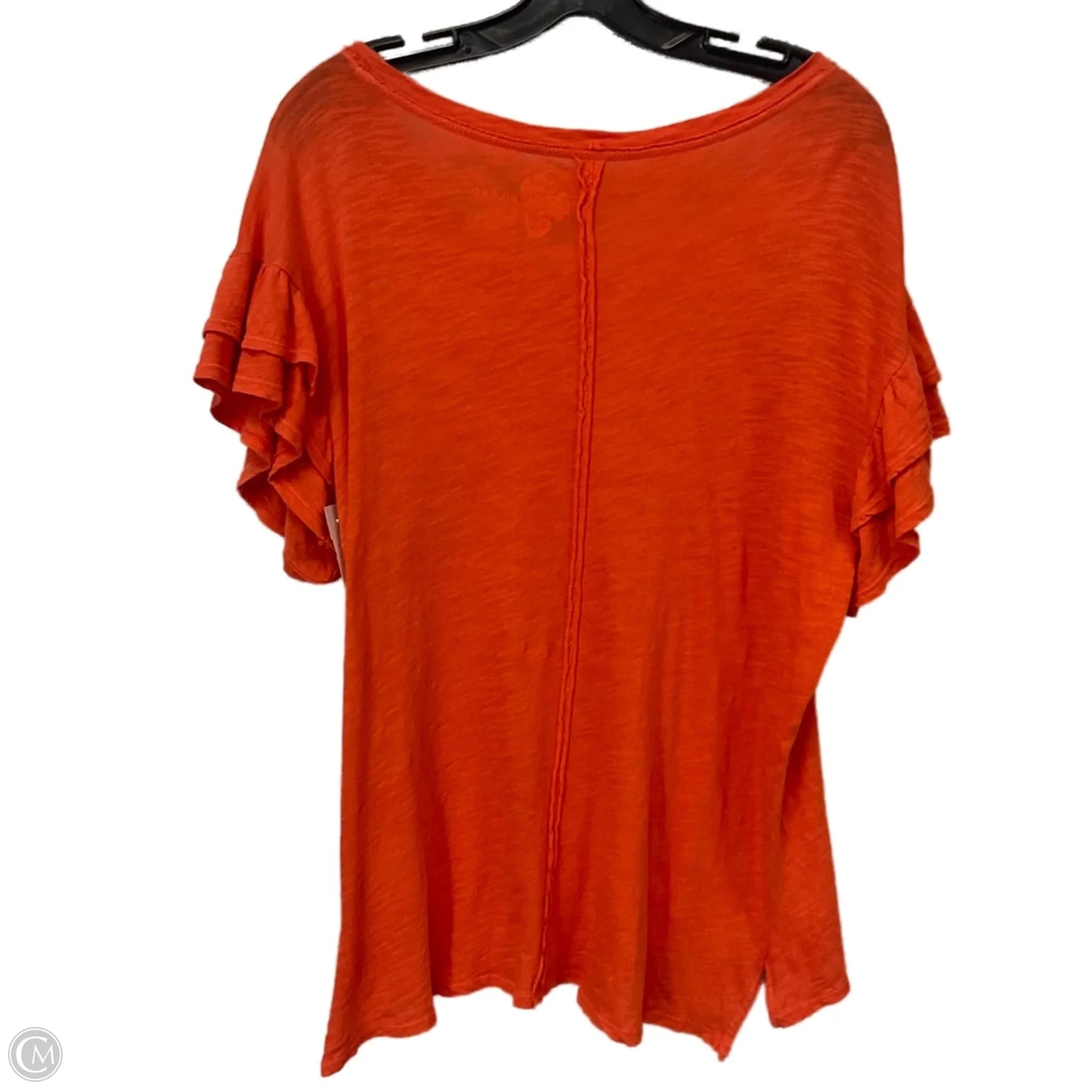 Top Short Sleeve By Pilcro In Orange, Size: S