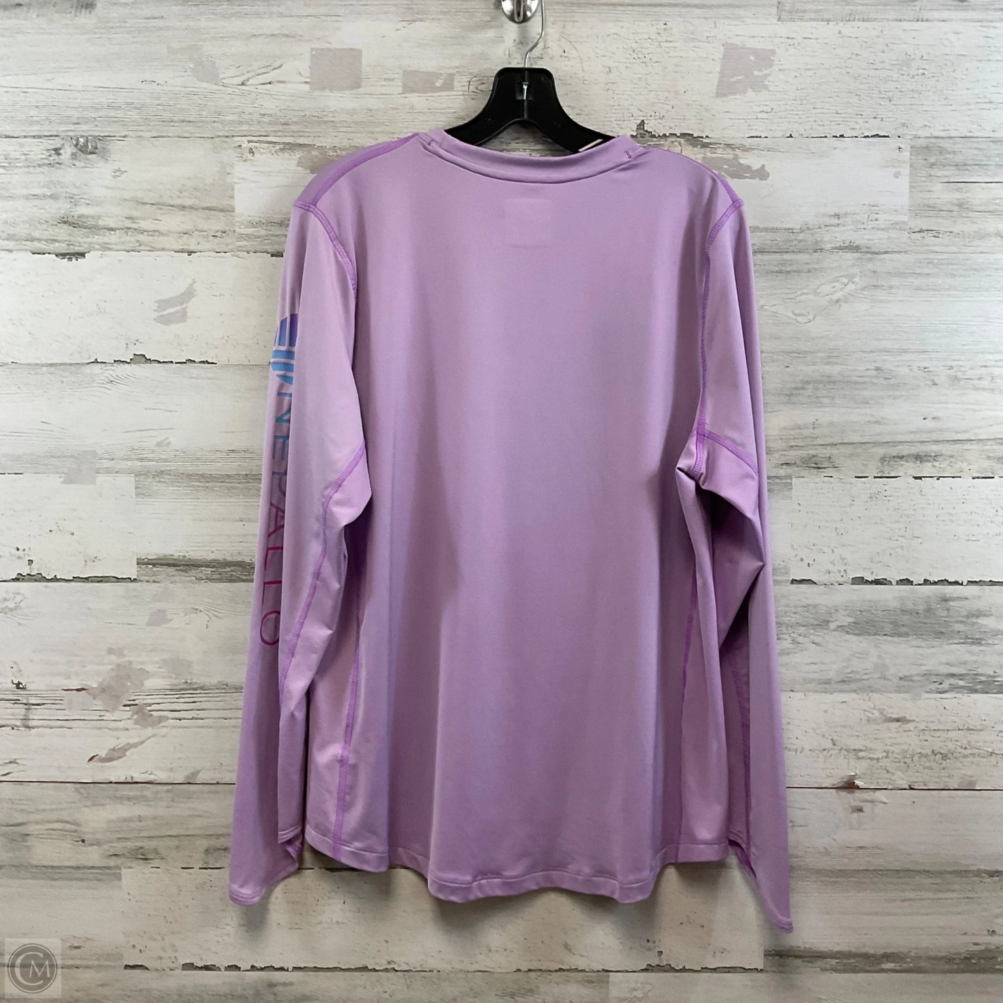 Athletic Top Long Sleeve Crewneck By NEPALLO In Purple, Size: Xl