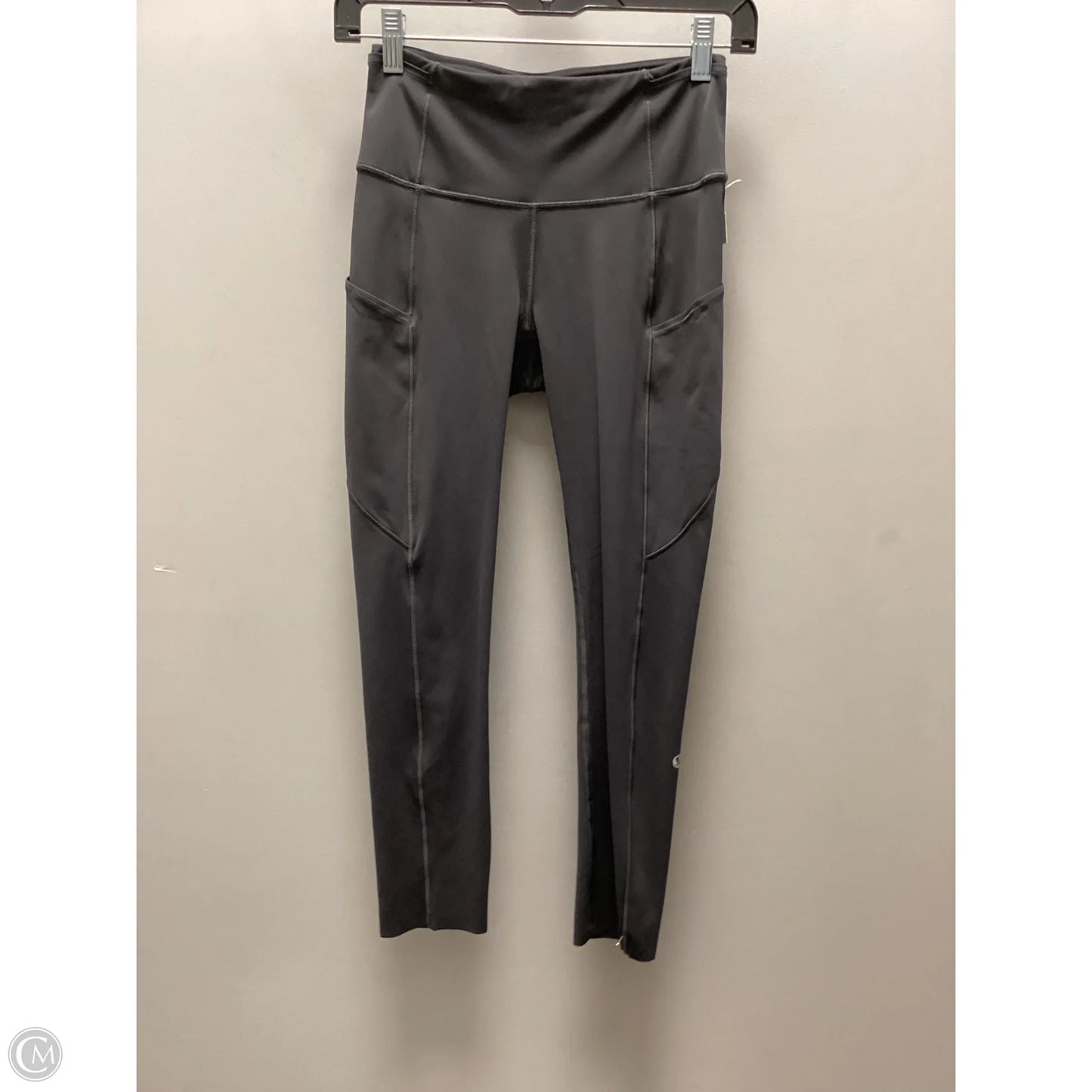 Athletic Leggings By Lululemon In Grey, Size: S