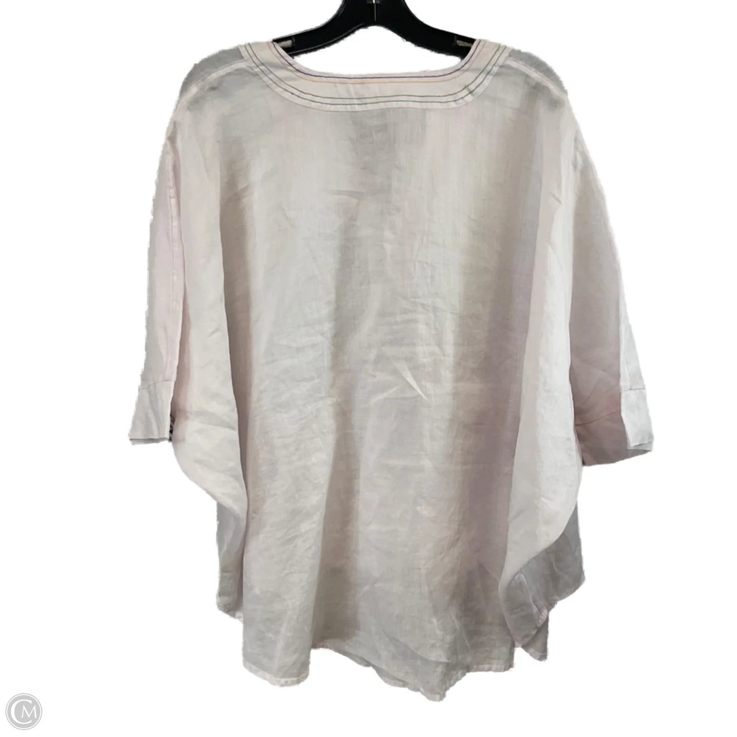 Blouse Short Sleeve By Akemi And Kin In Pink, Size: Xs / S