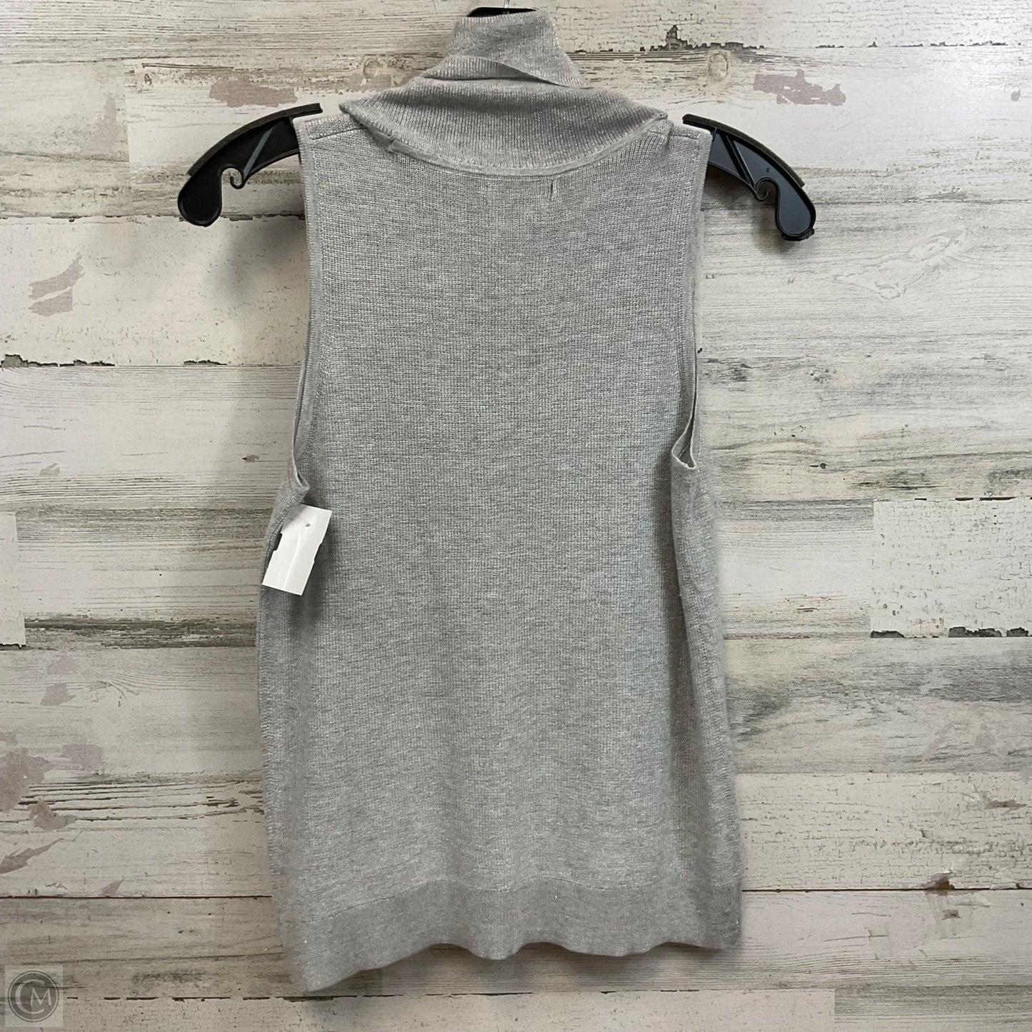 Top Sleeveless By Banana Republic In Grey, Size: S