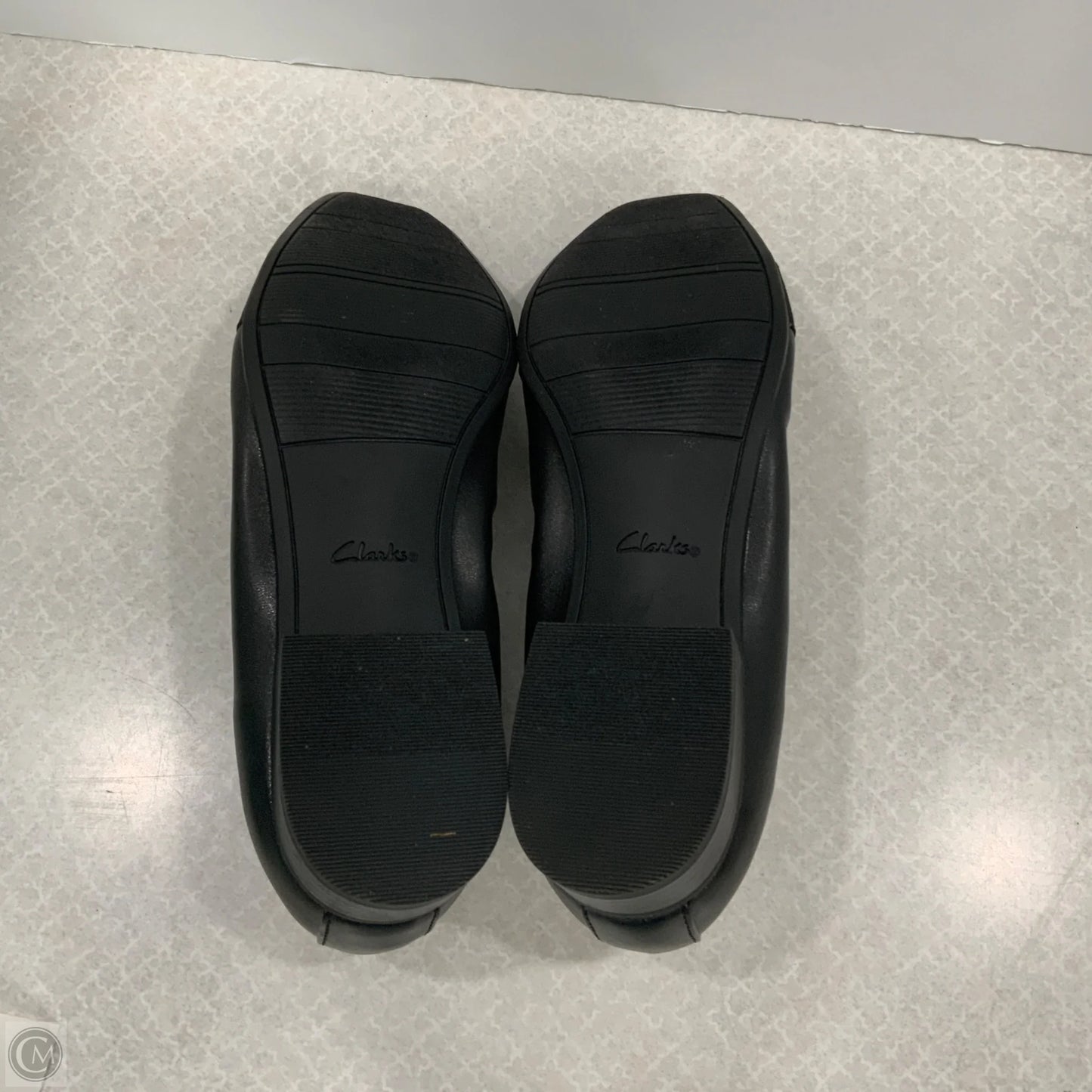 Shoes Flats By Clarks In Black, Size: 7.5