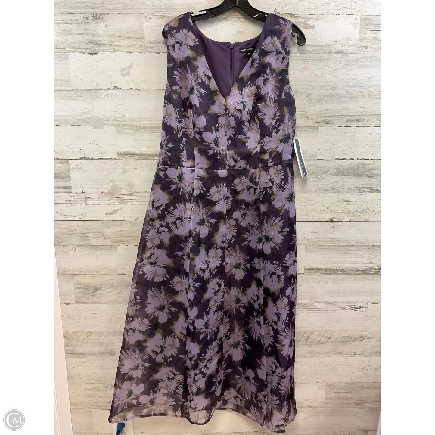 Dress Party Long By Maggy London In Purple, Size: Xl