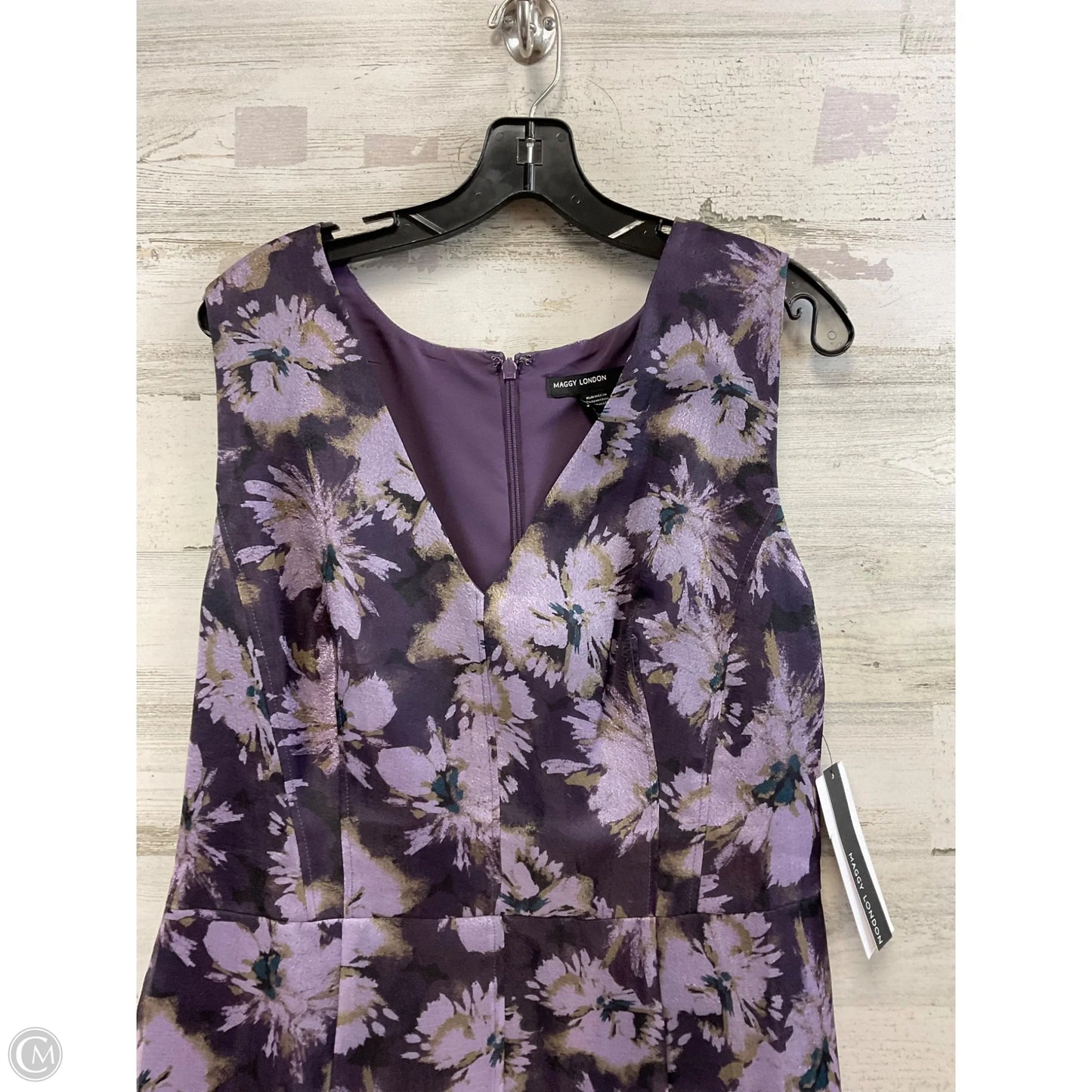 Dress Party Long By Maggy London In Purple, Size: Xl