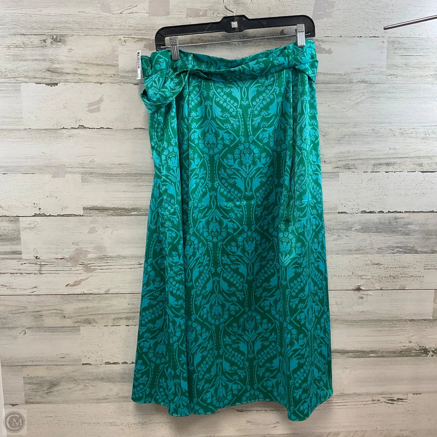 Skirt Maxi By Ann Taylor In Green, Size: L