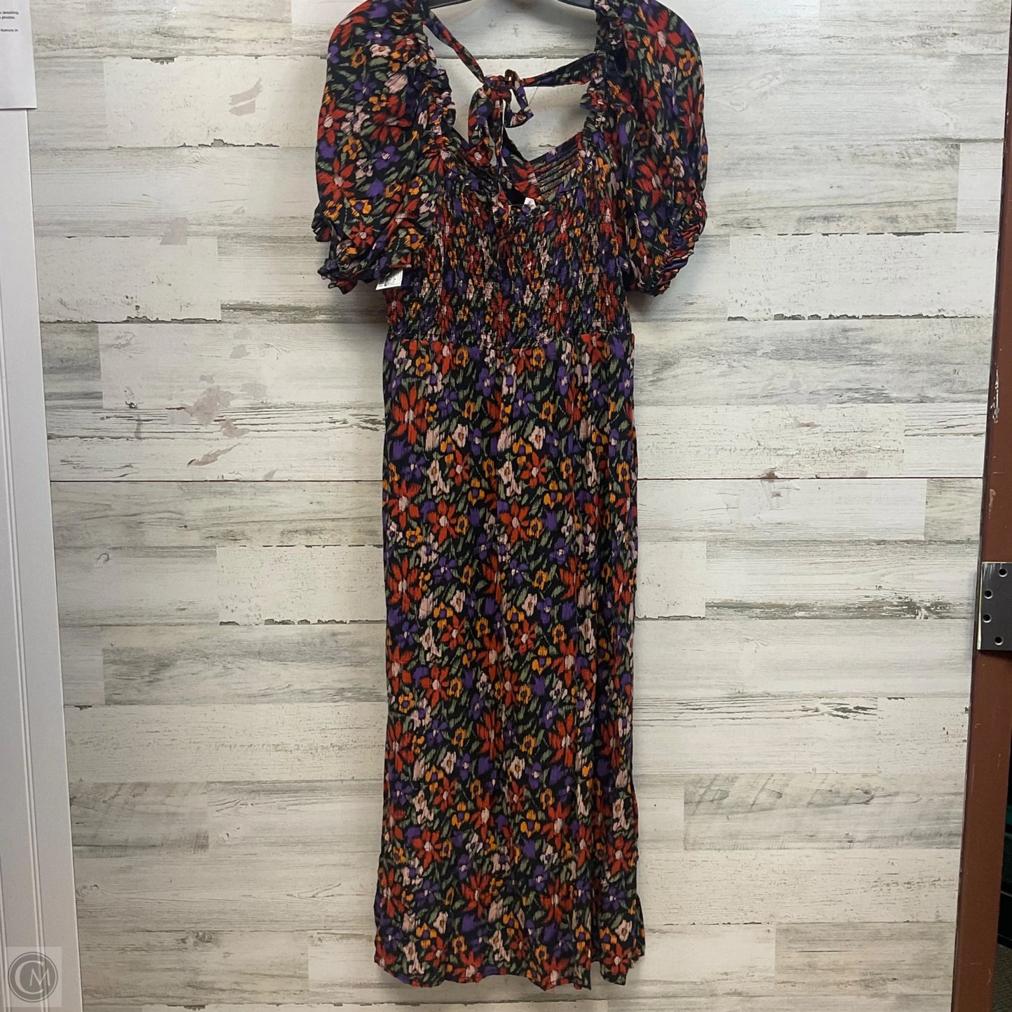 Dress Casual Maxi By Beachlunchlounge In Black & Purple, Size: M