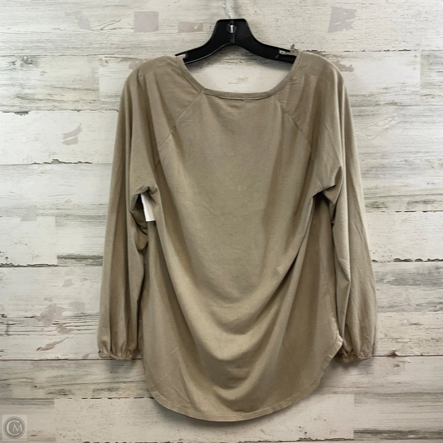 Top Long Sleeve By Dylan In Brown, Size: Xs