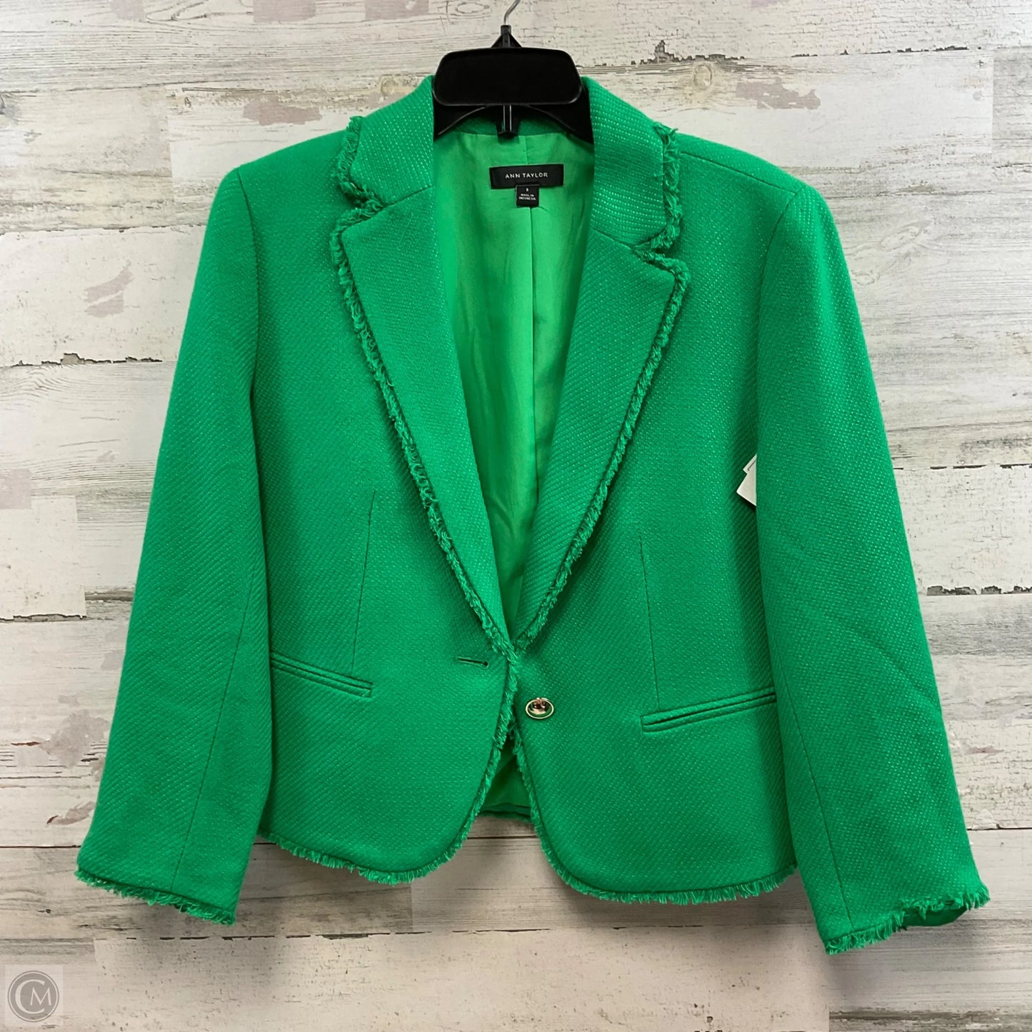 Blazer By Ann Taylor In Green, Size: M
