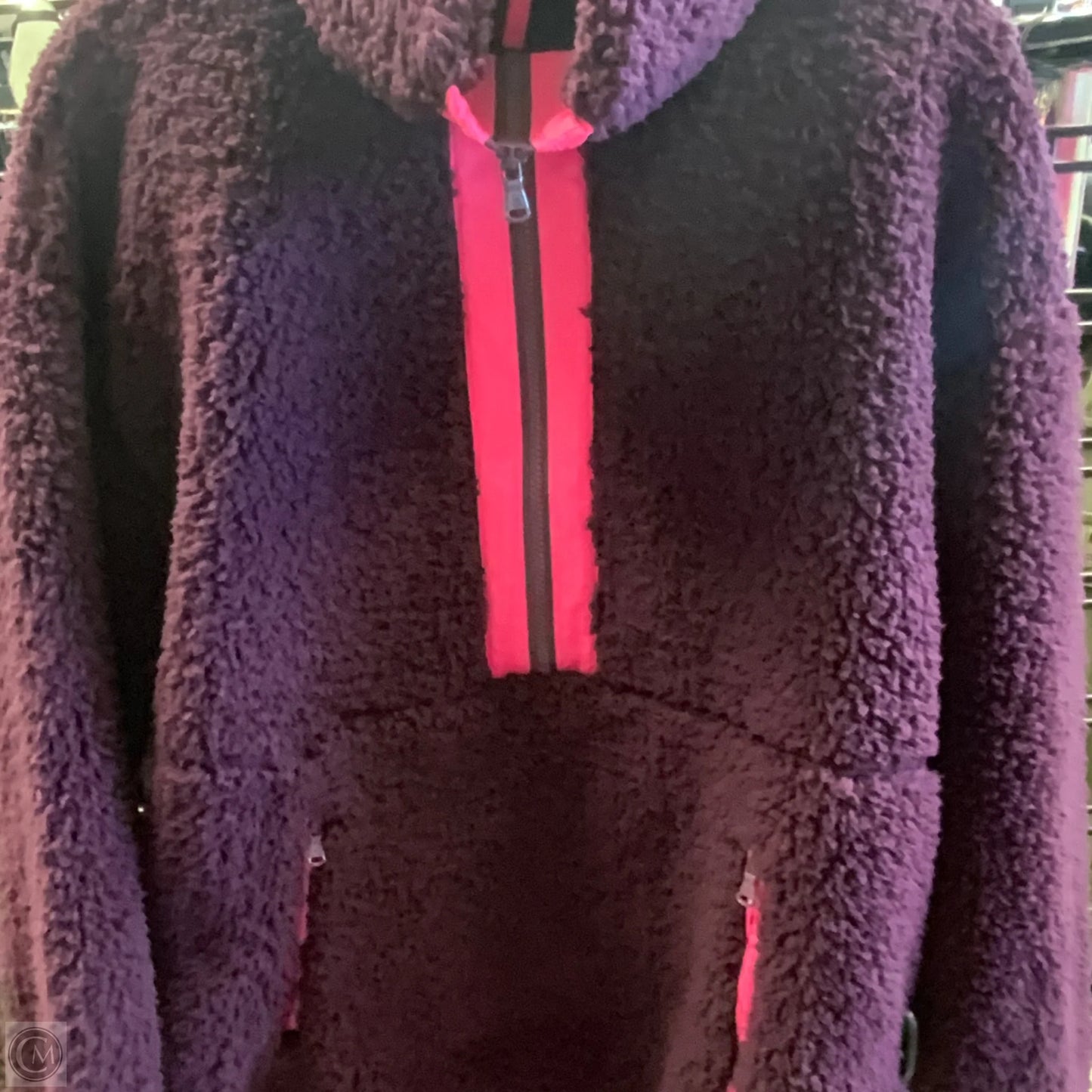 Sweatshirt fleece By Lou And Grey In Purple, Size: M