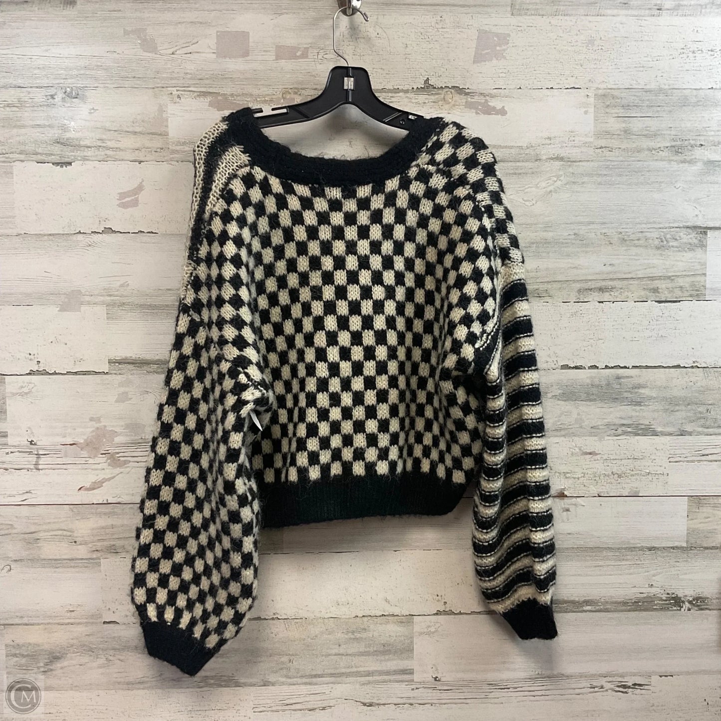 Sweater By Blu Pepper In Black & Brown, Size: S