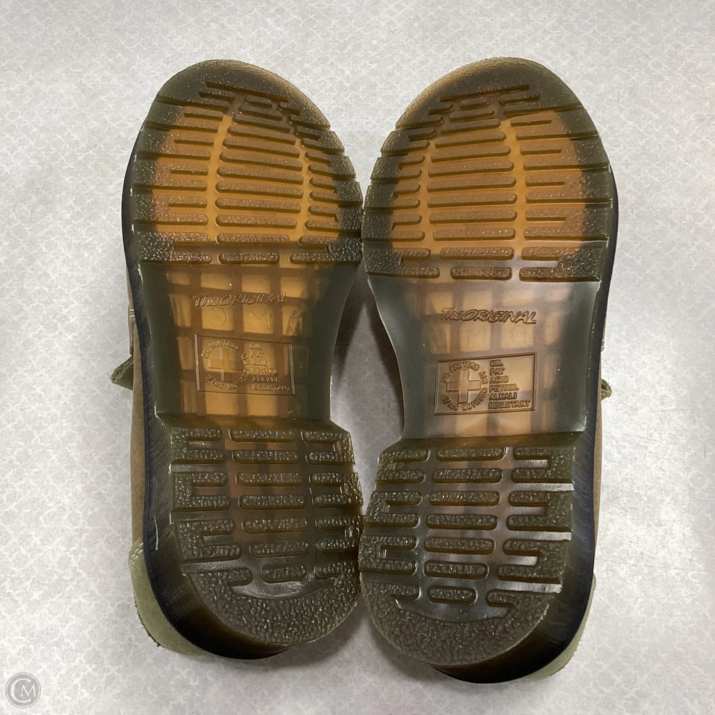 Shoes Flats By Dr Martens In Green, Size: 7