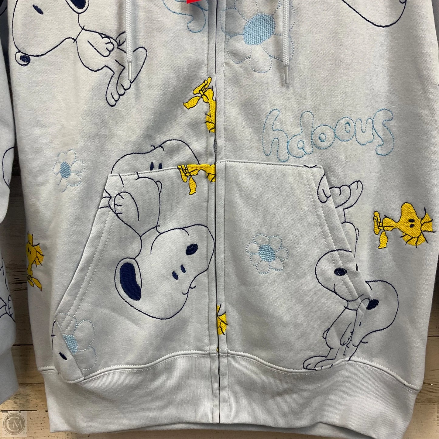 Sweatshirt Hoodie By Peanuts In Blue, Size: Xs