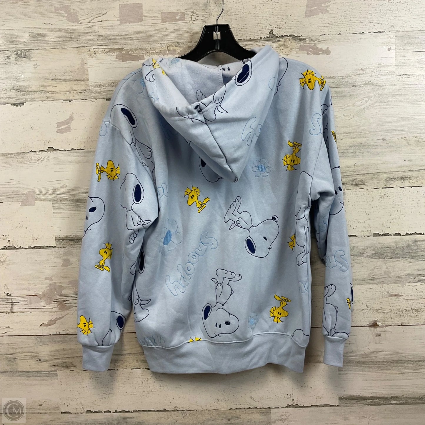 Sweatshirt Hoodie By Peanuts In Blue, Size: Xs
