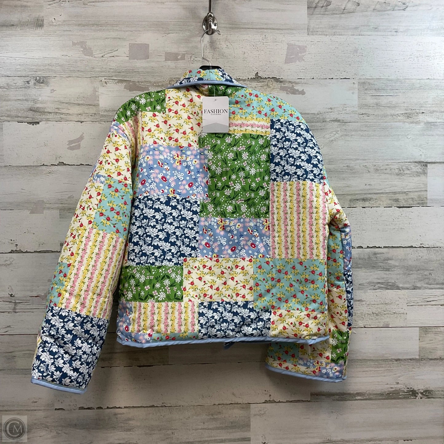 Jacket Puffer & Quilted By Fashion In Yellow, Size: S