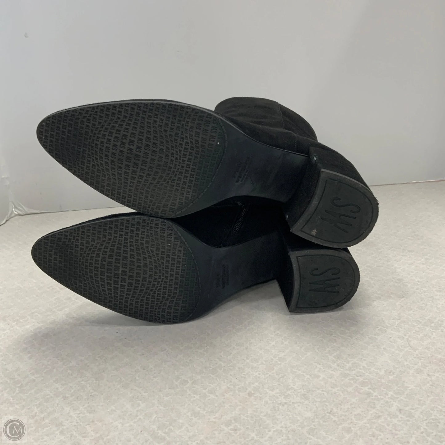 Boots Designer By Stuart Weitzman In Black, Size: 8.5