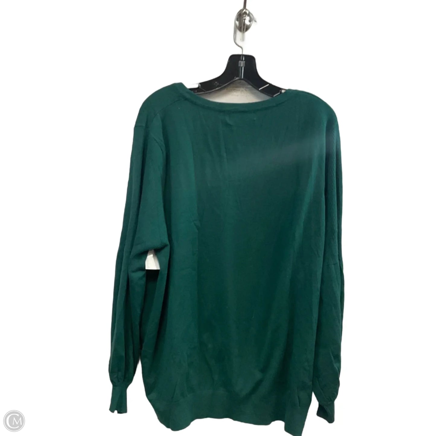 Top Long Sleeve By Bloomchic In Green, Size: 3x
