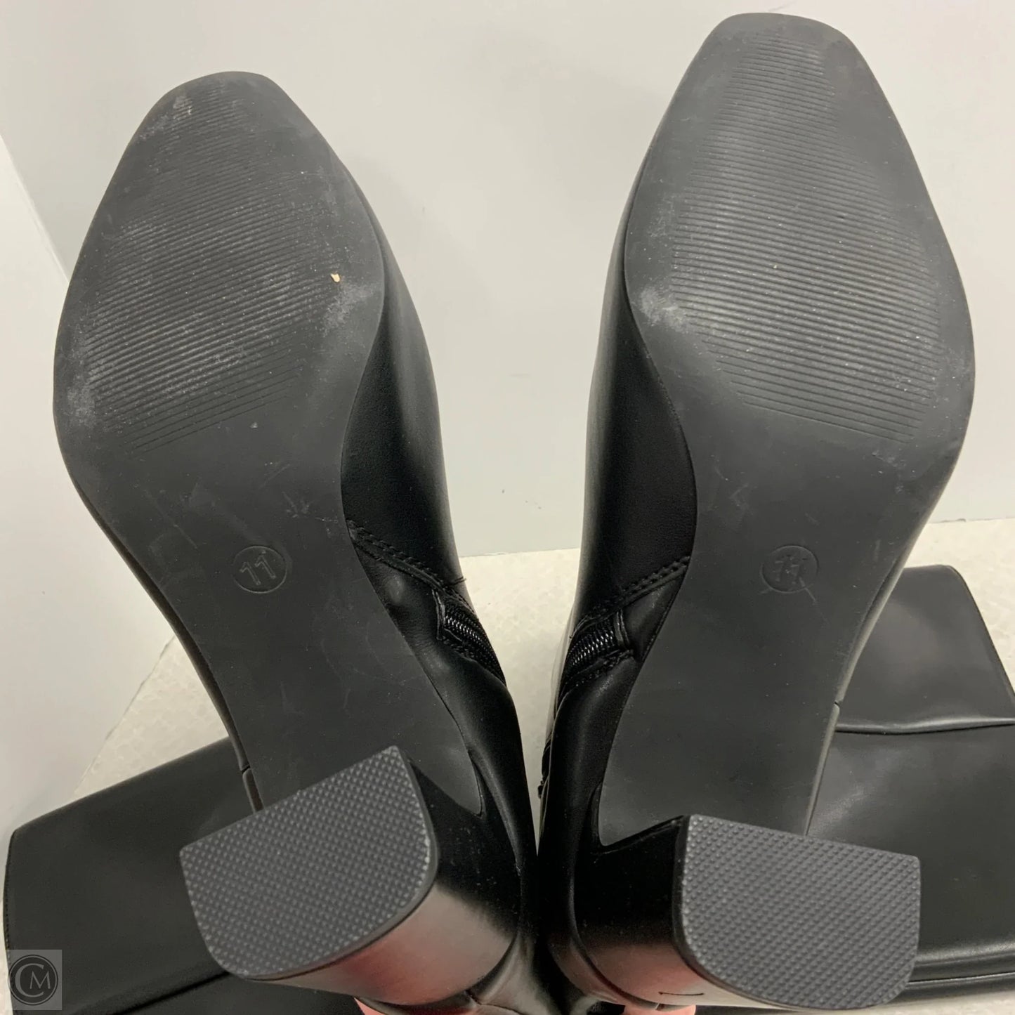 Boots Knee Heels By A New Day In Black, Size: 11