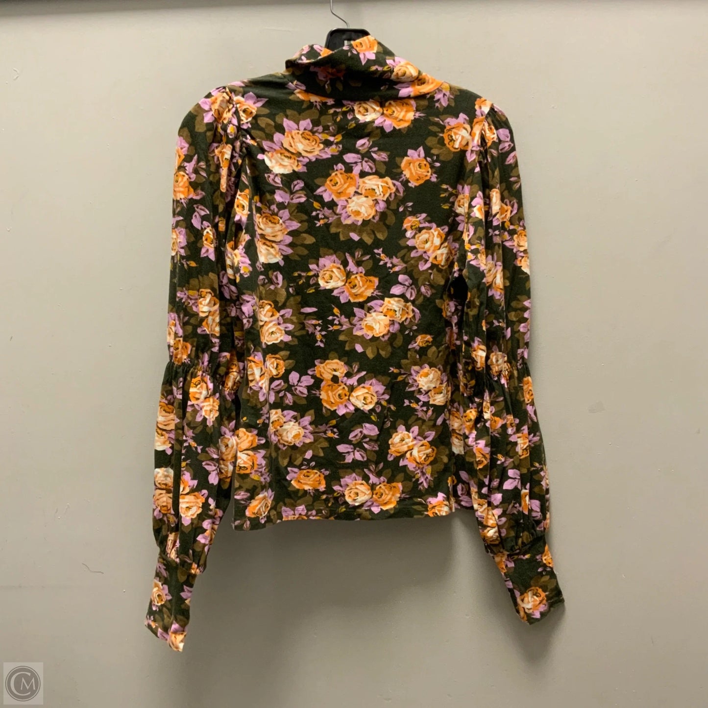 Top Long Sleeve By Anthropologie In Green, Size: S