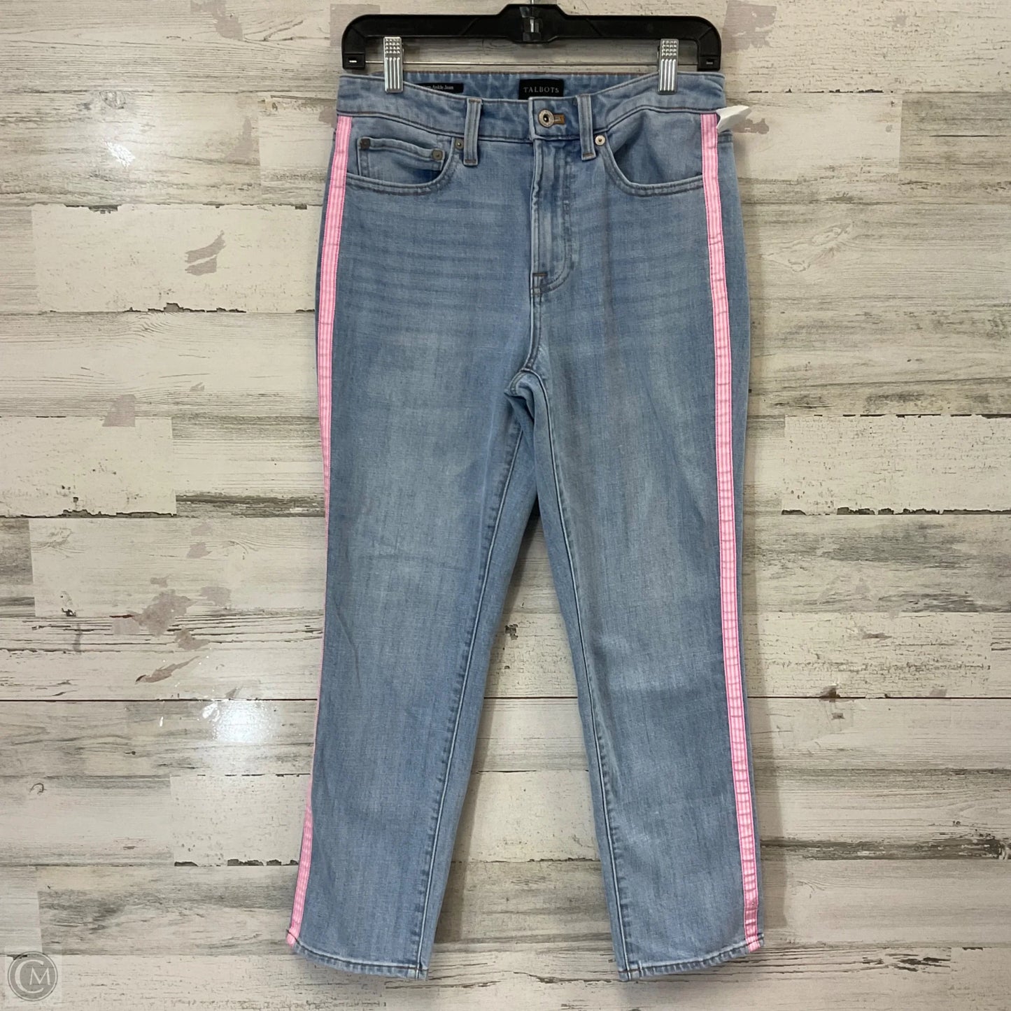 Jeans Straight By Talbots In Blue Denim, Size: 2