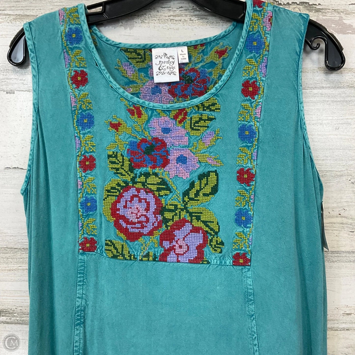 Dress Casual Short By Parsley & Sage In Blue, Size: L